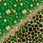 Green Glitter Leopard Clover Tumbler