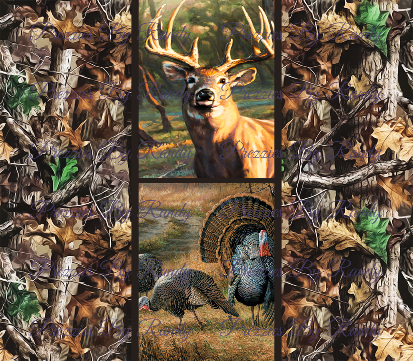 Hunting Deer Turkey Camo Tumbler