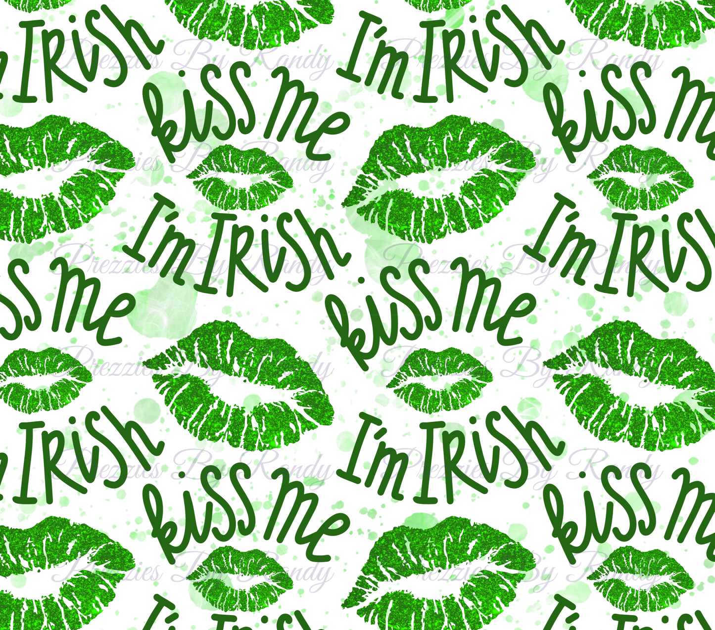 Kiss Me I'm Irish Tumbler