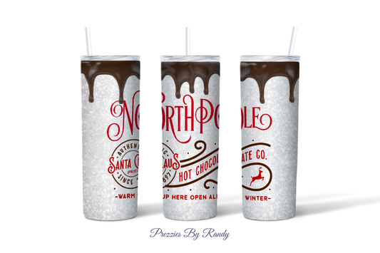 North Pole Chocolate Co Tumbler