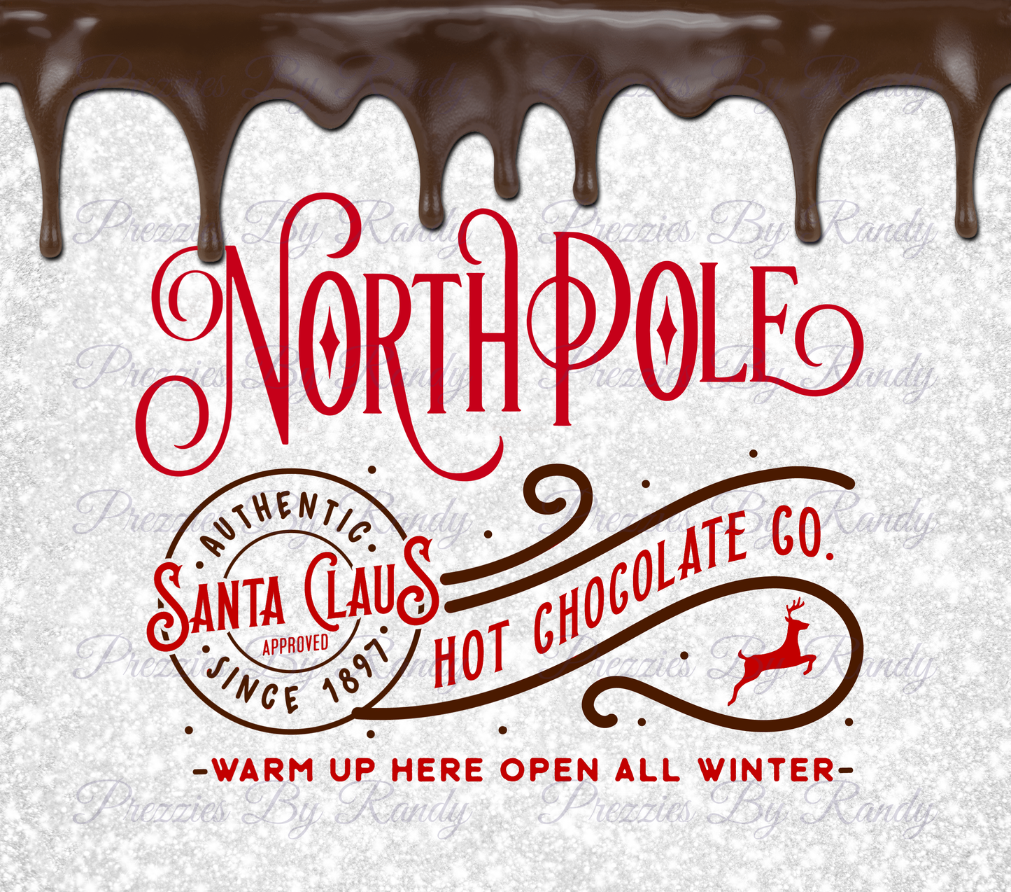 North Pole Chocolate Co Tumbler