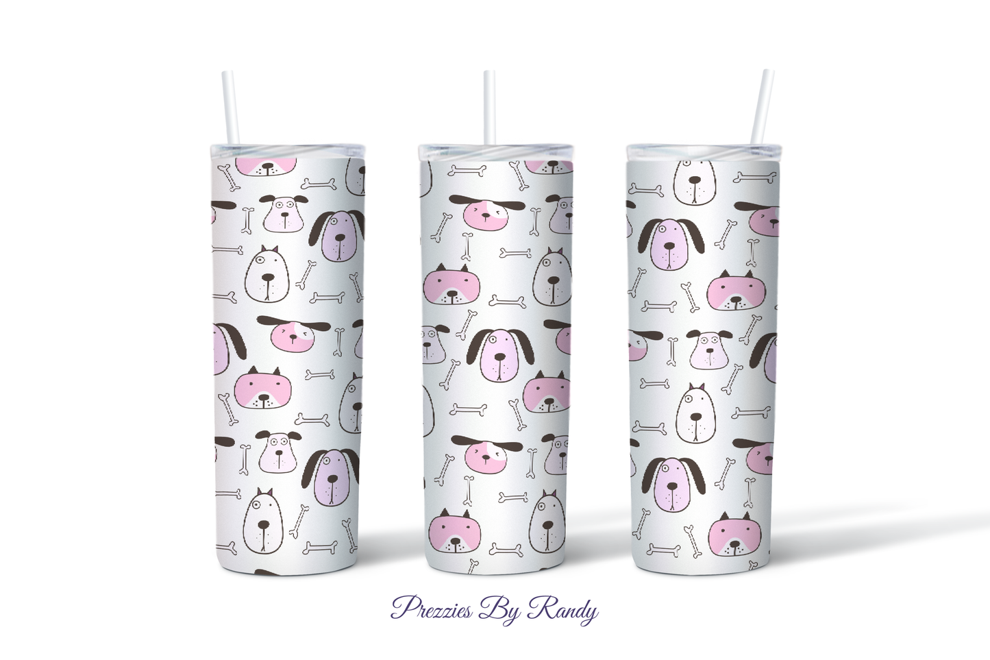 Pink Dog Tumbler