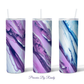 Purple Blue Flow Tumbler