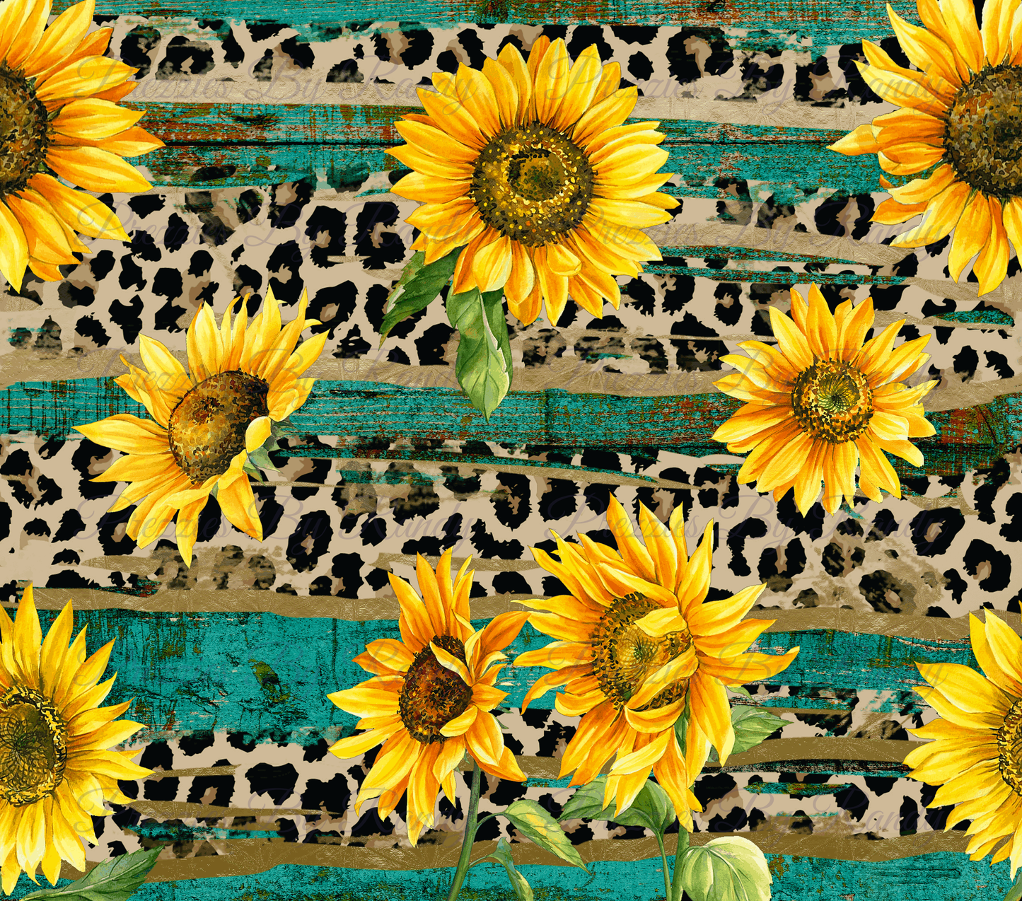 Rustic Sunflowers Tumbler