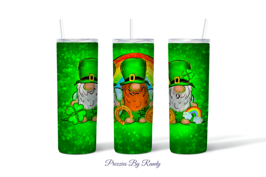 St Patricks Lucky Gnomes Tumbler