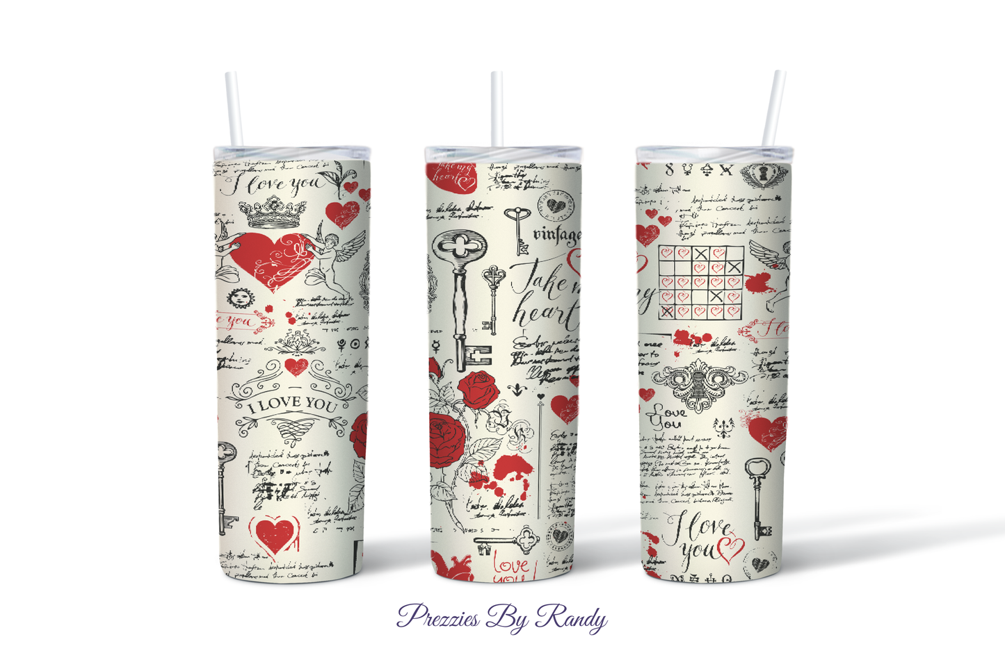 Valentine Collage Tumbler