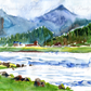 Watercolor Hills Tumbler