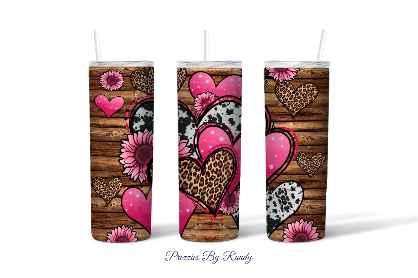 Western Hearts Valentine Tumbler