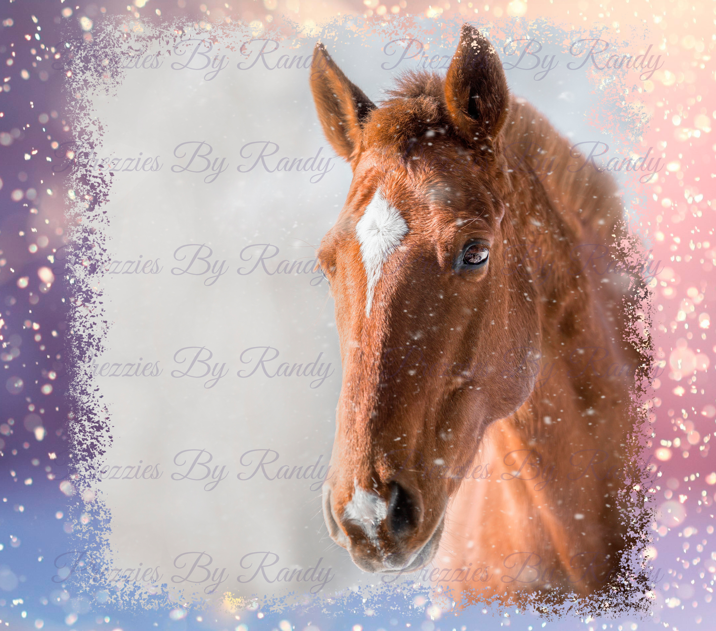 Winter Horse 5 Tumbler