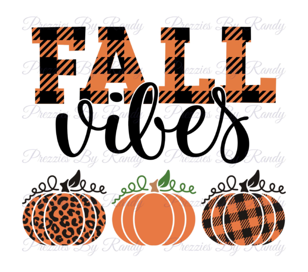 Fall Vibes Pumpkin Tumbler watermark
