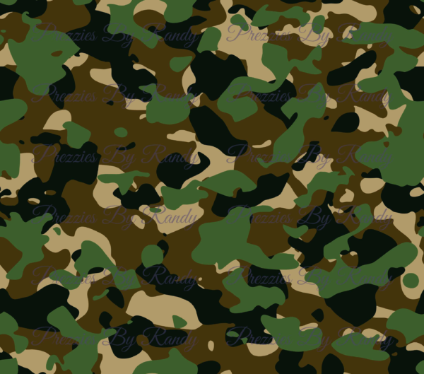 Camo Military Green Tumbler Watermark