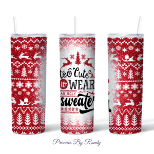Ugly Sweater Christmas Tumbler