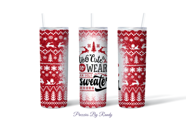 Ugly Sweater Christmas Tumbler