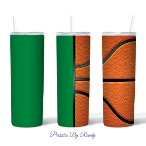 Green Basketball Tumbler