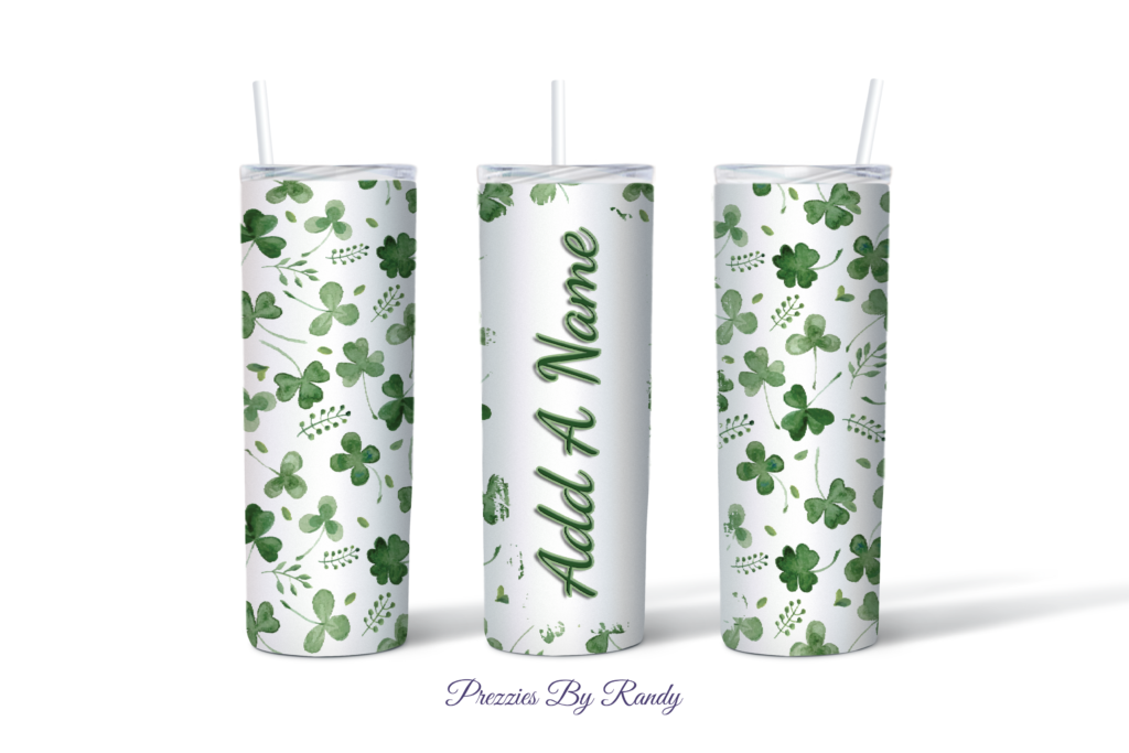 Clovers Add A Name Tumbler