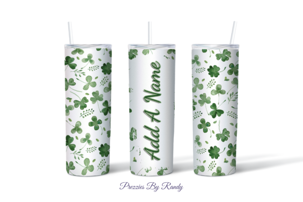Clovers Add A Name Tumbler