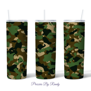 Camo Military Green Tumbler