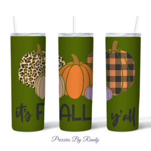 Its Fall Yall Pumpkins Tumbler